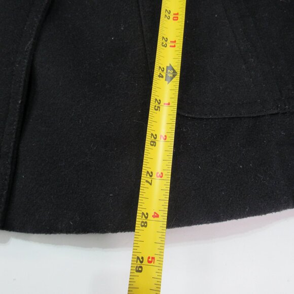 Jessica Simpson Penny Lane Black Button Pockets Jacket Coat Women M Y2K Preppy - Picture 9 of 11